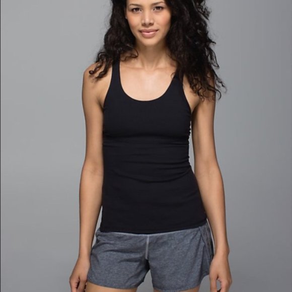 Lululemon Black Crossback Tank - Size 6 - Picture 4 of 8